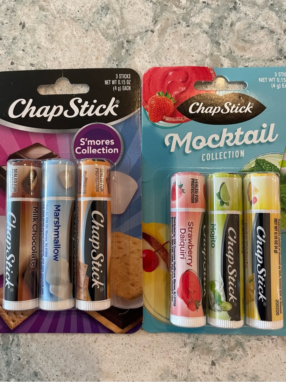 Two- 3 Packs of Chapstick Collections